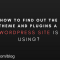How to find out the Theme and Plugins a WordPress site is using?