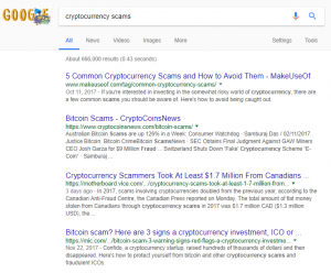 Cryptocurrency Scams Google Search