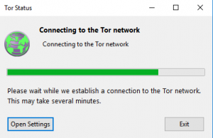 Connecting to Tor Network