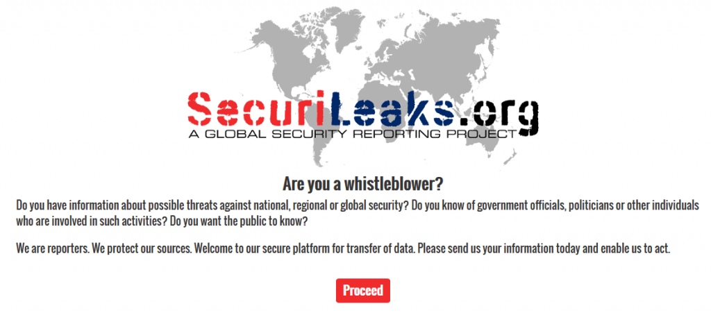 SecuriLeaks - Tor for Whistleblowers