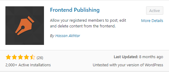 Frontend Publishing